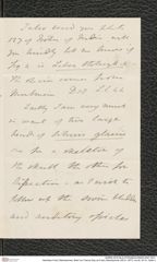Nachlass Franz Steindachner, Brief von Francis Day an Franz Steindachner (09.01.1877), Inv.Nr. 97.01, Seite 3